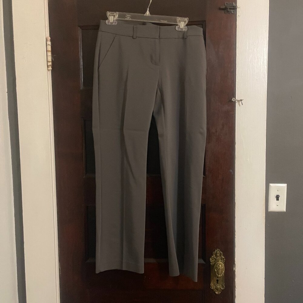 Torie Apt. 9 Gray Dress Pants - Size 6 Short, Grey Trousers, Slacks